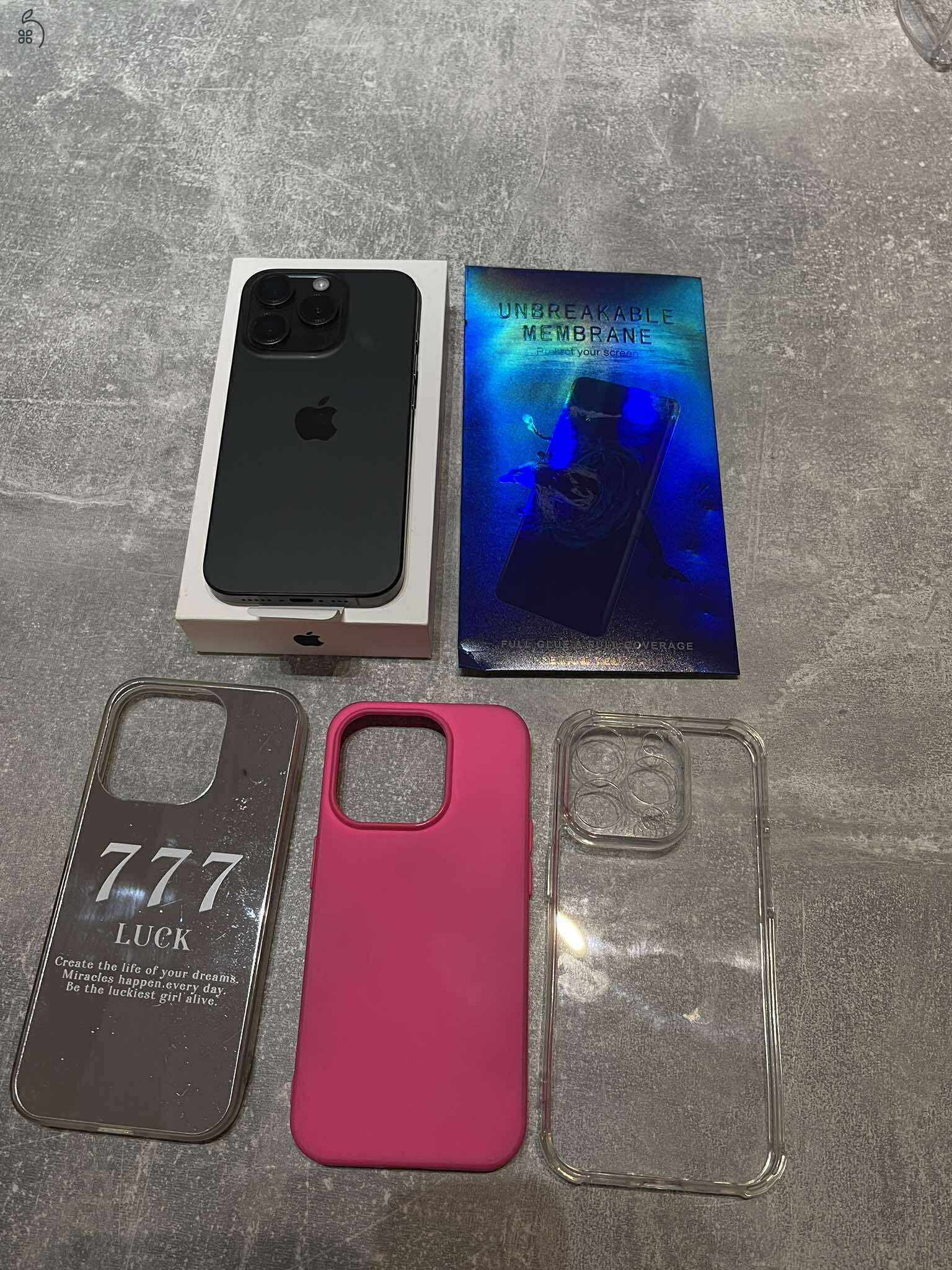 Eladó iPhone 15 Pro – 128 GB – Tökéletes állapotban