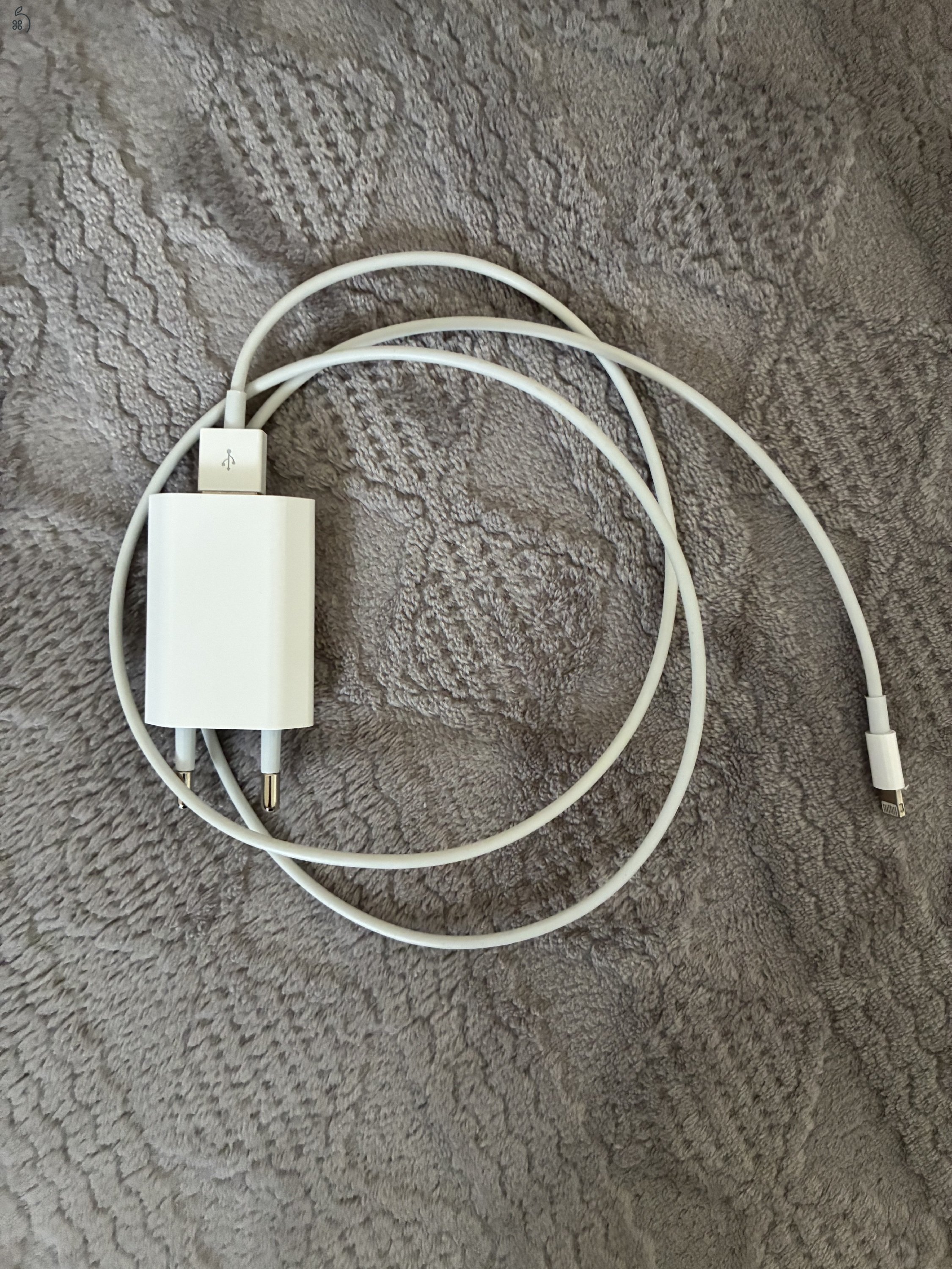 Eredeti Apple töltő szett kábel + töltőfej
