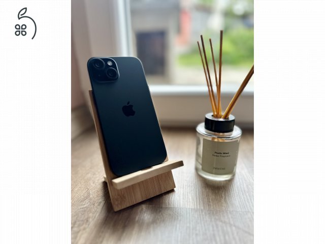 iPhone 15 Black 128GB, 2027-ig garanciás!