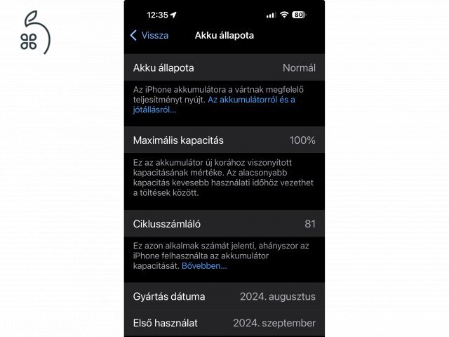 iPhone 16 ProMax 256GB fehér