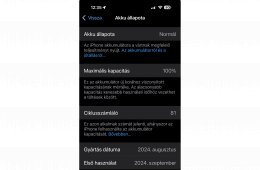 iPhone 16 ProMax 256GB fehér