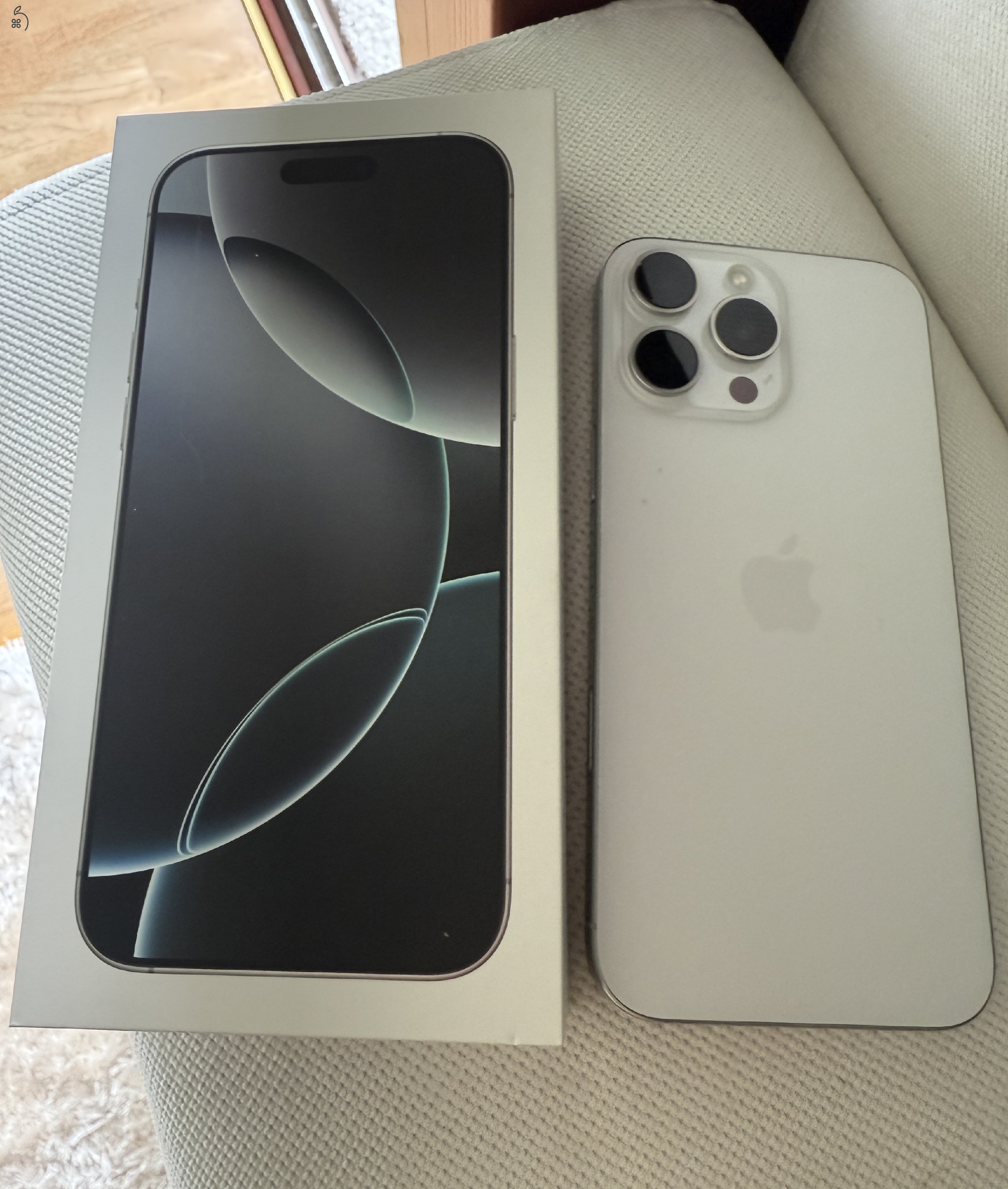 iPhone 16 ProMax 256GB fehér