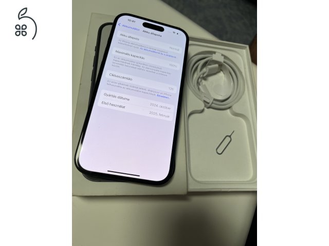 iPhone 15 128GB Apple garancia! Akku 100%!