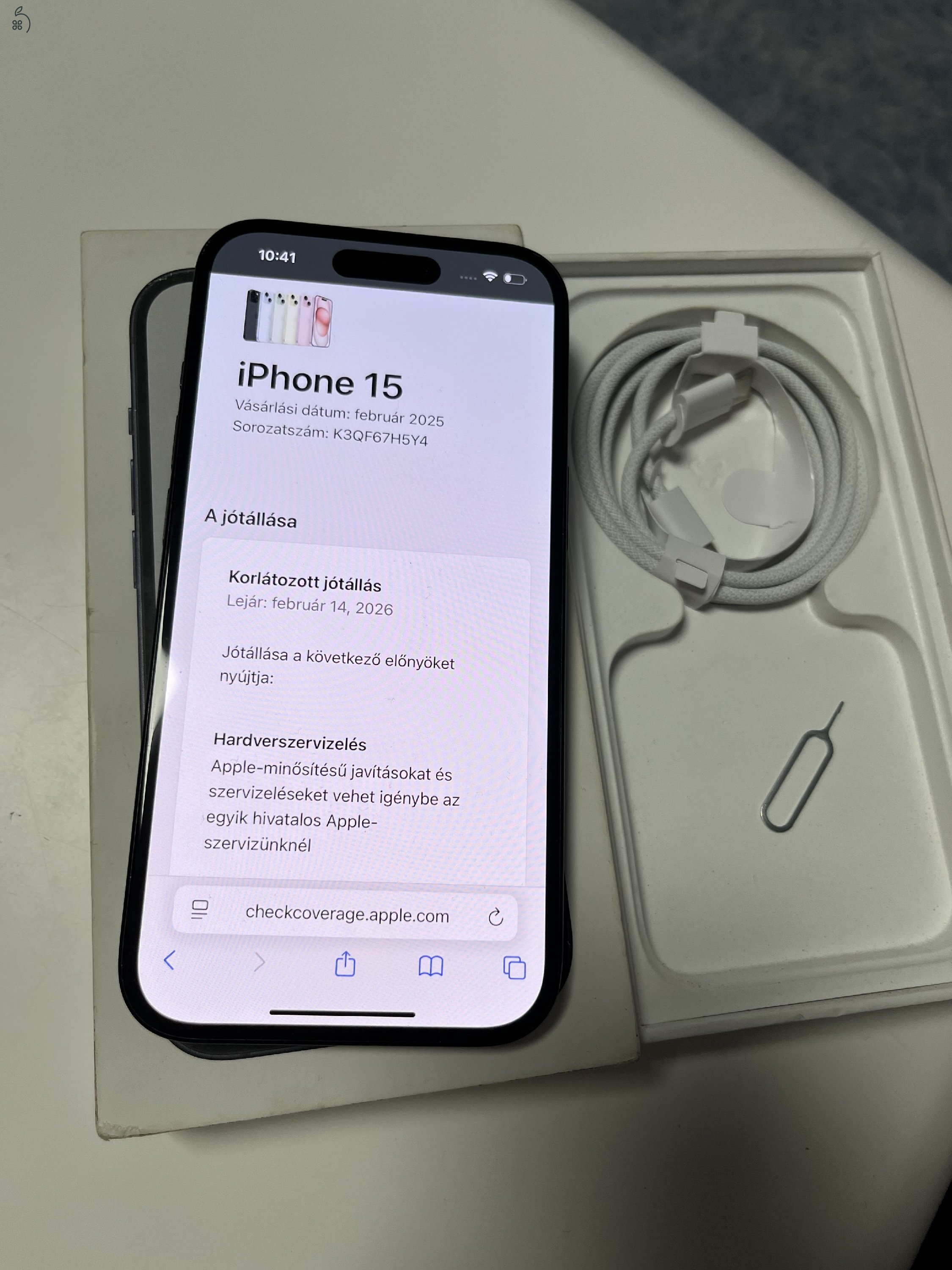 iPhone 15 128GB Apple garancia! Akku 100%!