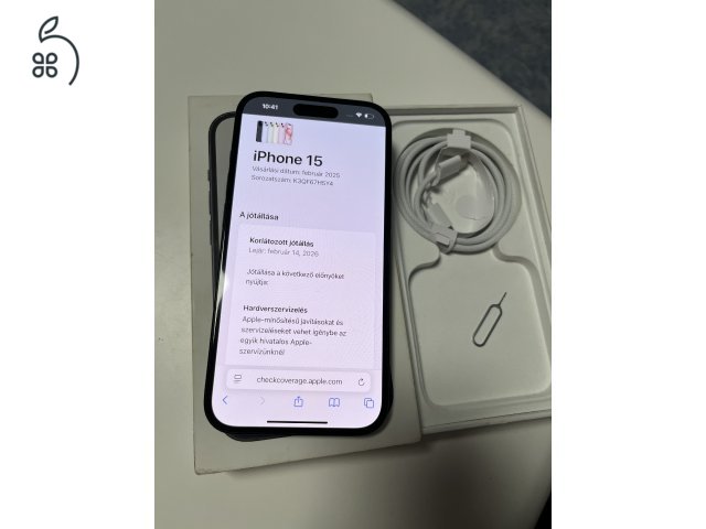 iPhone 15 128GB Apple garancia! Akku 100%!