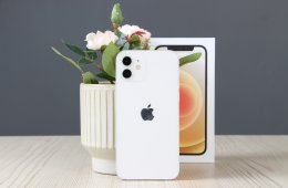 Használt Apple iPhone 12 64GB fehér B US-6132