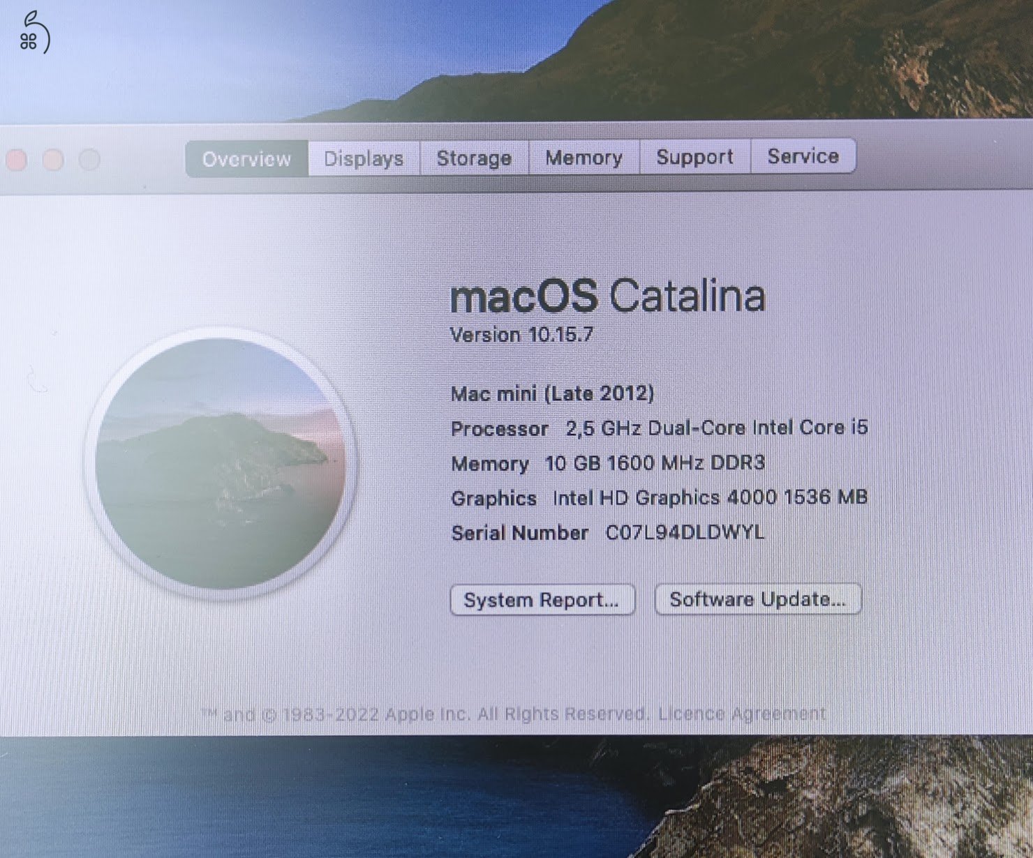 MacMini i5/ 500GB ssd/8GB ram