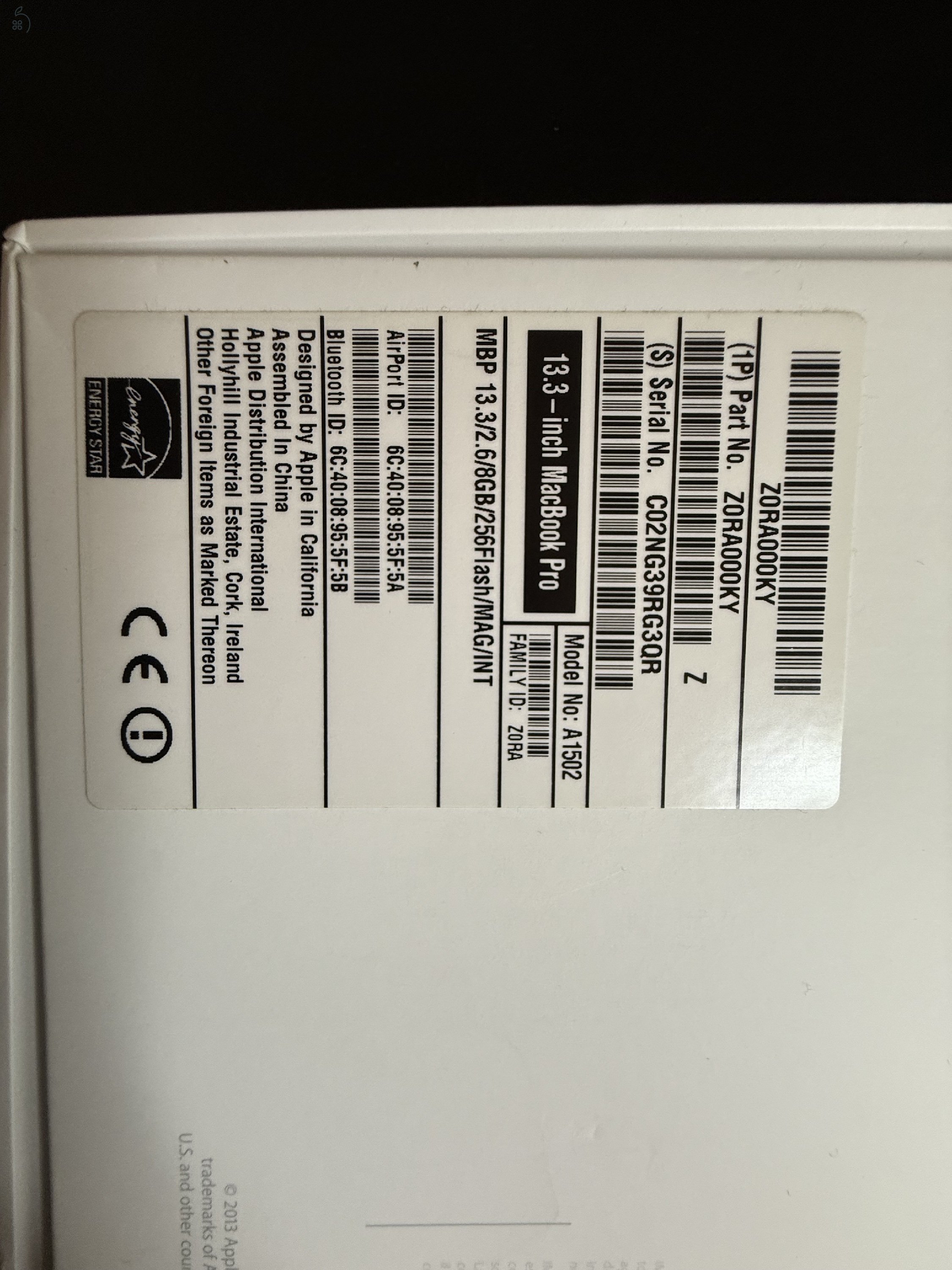 Macbook Pro Retina 13