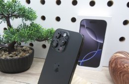 Apple iPhone 16 Pro - Black Titanium - Használt, karcmentes