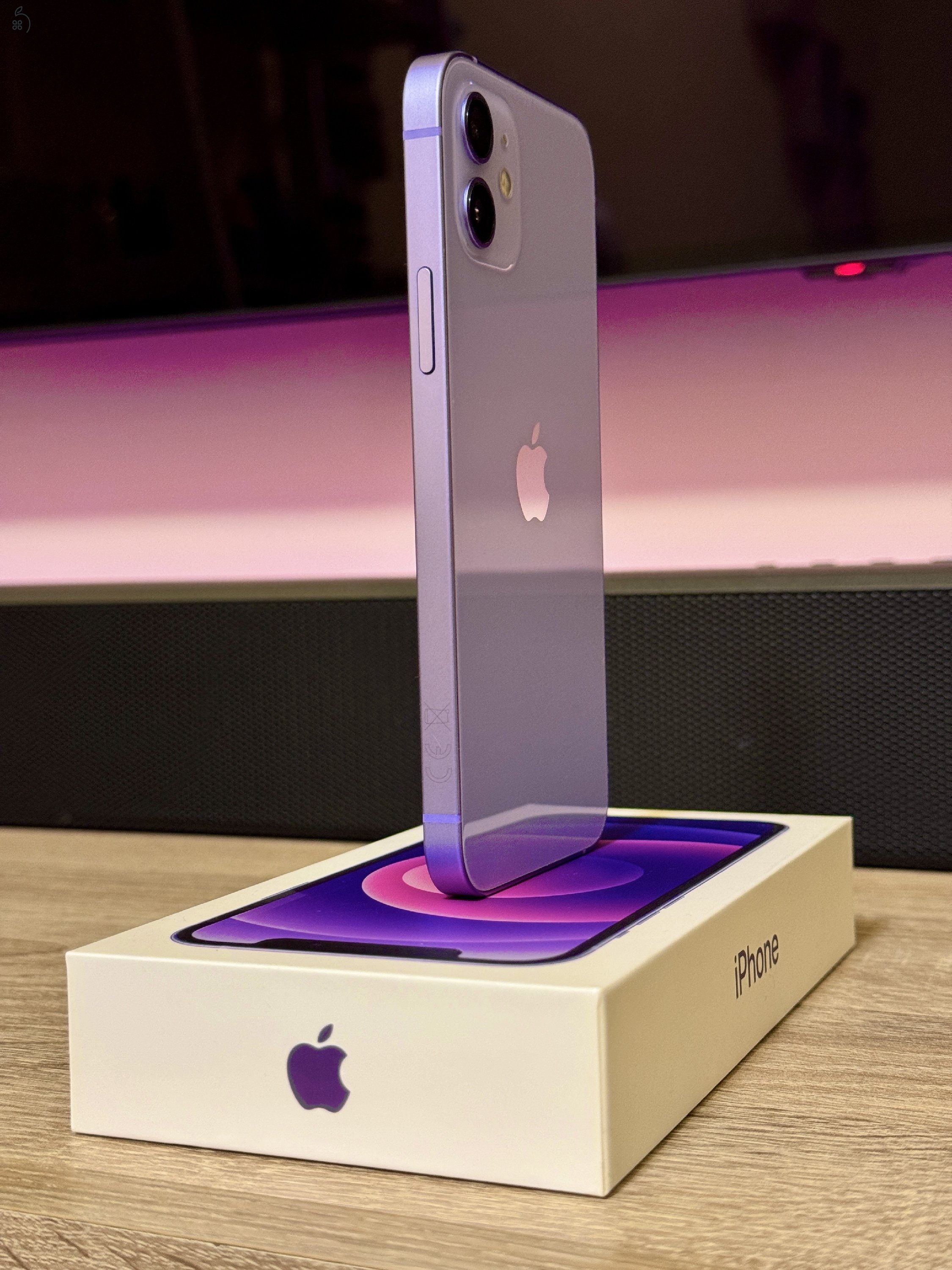 iPhone 12 - 128GB, lila, 84%