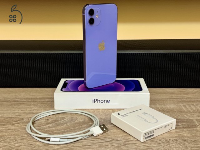 iPhone 12 - 128GB, lila, 84%