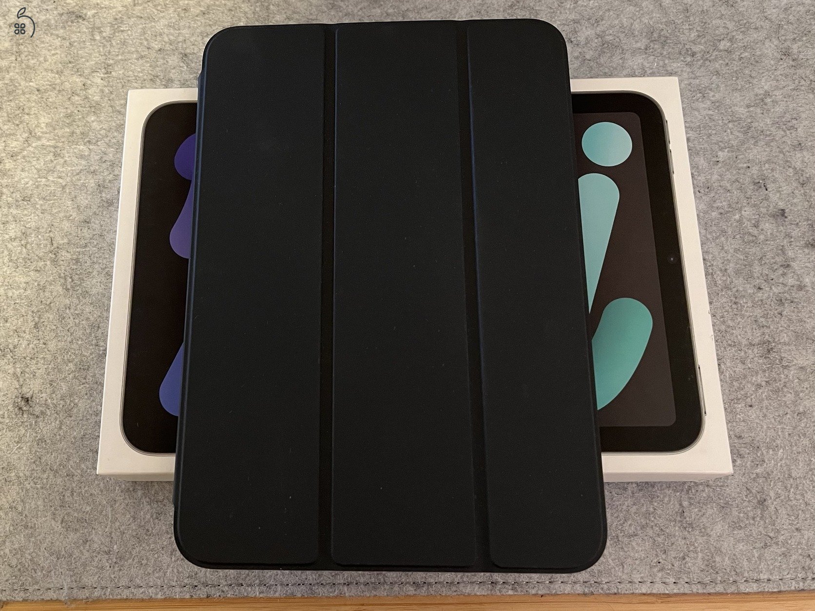 iPad Mini 7, 128GB, WiFi, Space Grey + Smart Folio