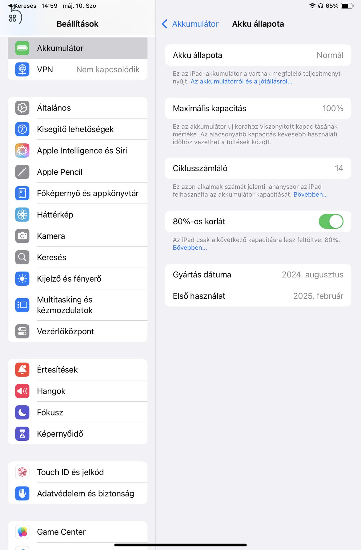 iPad Mini 7, 128GB, WiFi, Space Grey + Smart Folio
