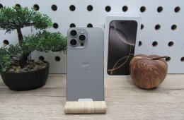 Apple 16 Pro Max - Natural Titanium - Új, kipróbált