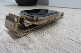 Apple Watch 5 Gold Stainless Steel - 44 mm - Használt, megkímélt