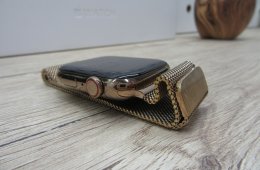 Apple Watch 5 Gold Stainless Steel - 44 mm - Használt, megkímélt