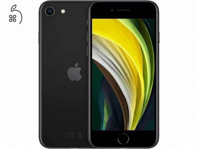 iPhone SE 2gen 64GB, fekete, kártyafüggetlen, 94%-os aksi