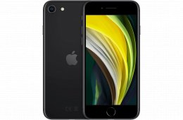 iPhone SE 2gen 64GB, fekete, kártyafüggetlen, 94%-os aksi