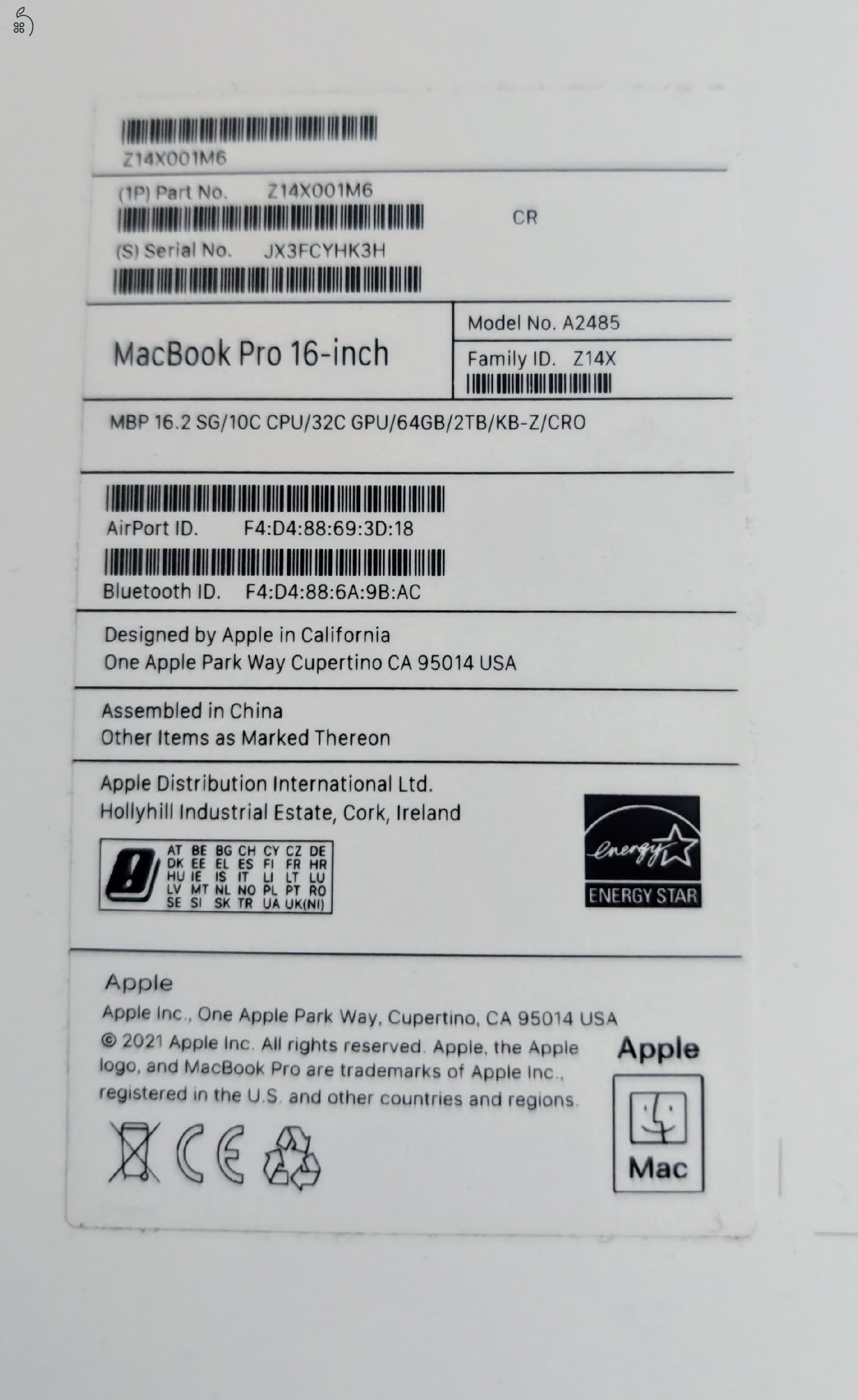 MacBook Pro 16