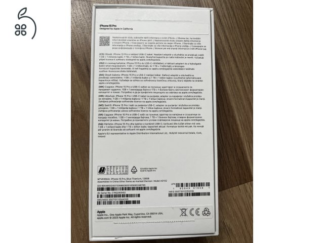 Apple Iphone 15Pro Blue Titanium 128GB