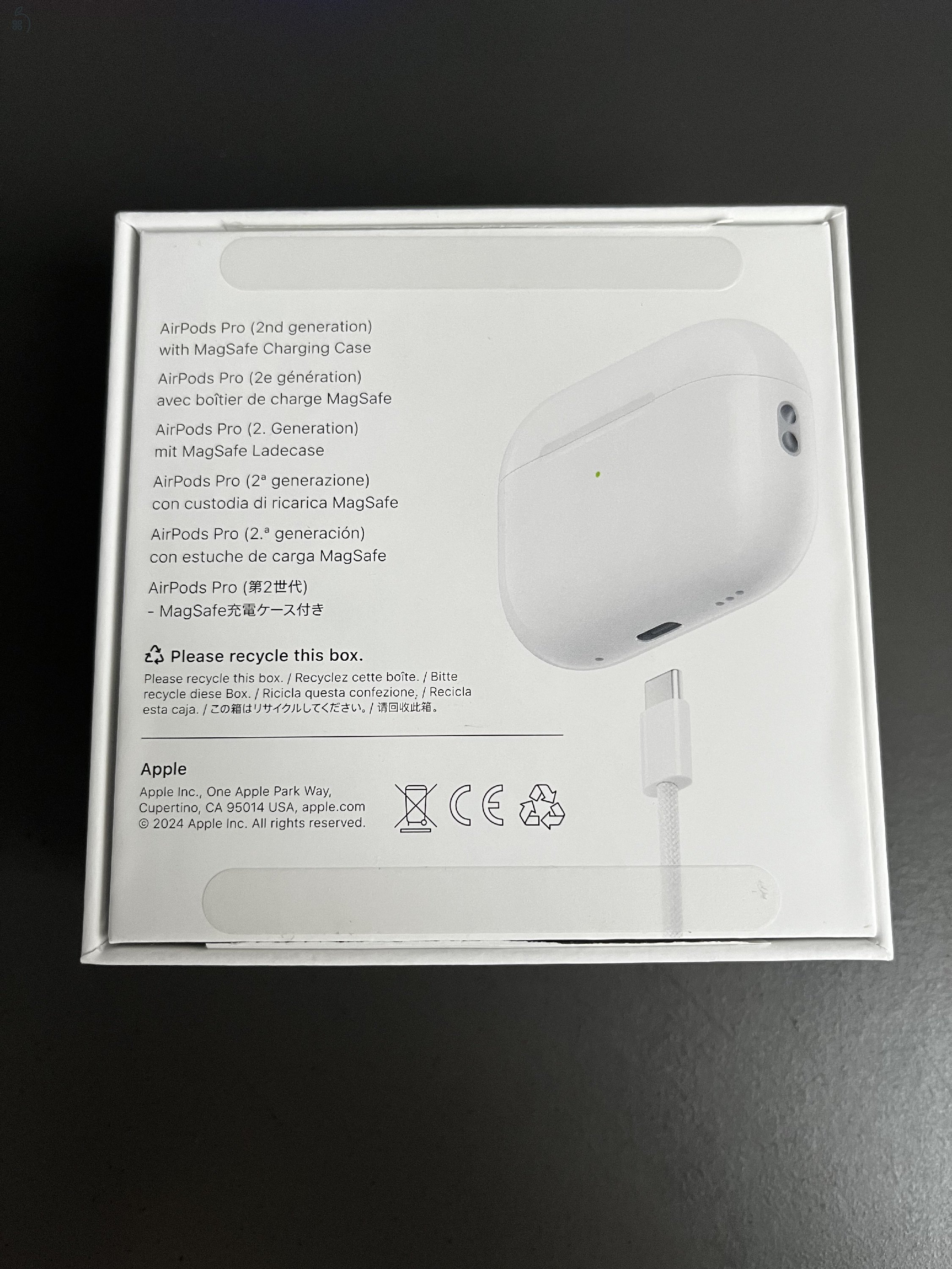 Apple AirPods Pro 2. generációs MagSafe tokkal (USB-C) Eladó/Cserélhető!