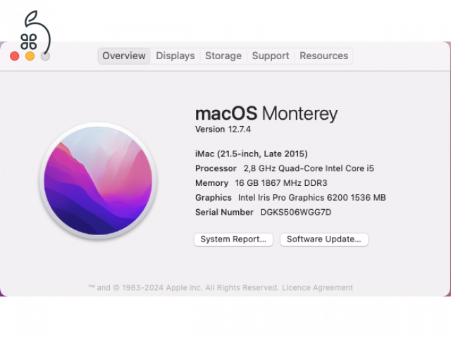 Apple iMac 21,5