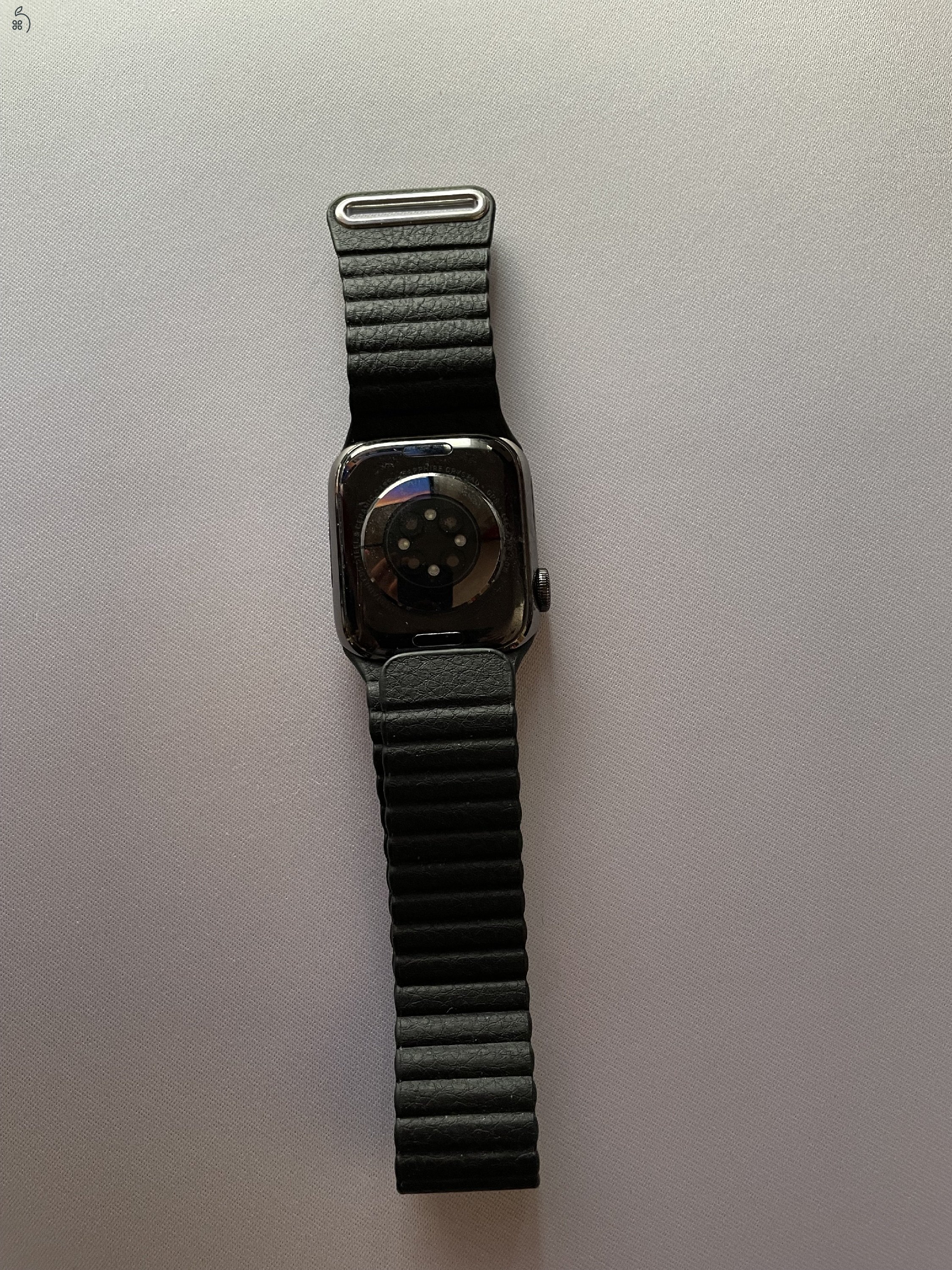 Apple Watch Series 9 41mm. Cellular- grafit rozsdamentes acél tok,éjfekete.
