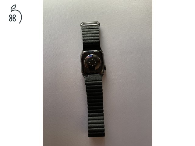 Apple Watch Series 9 41mm. Cellular- grafit rozsdamentes acél tok,éjfekete.