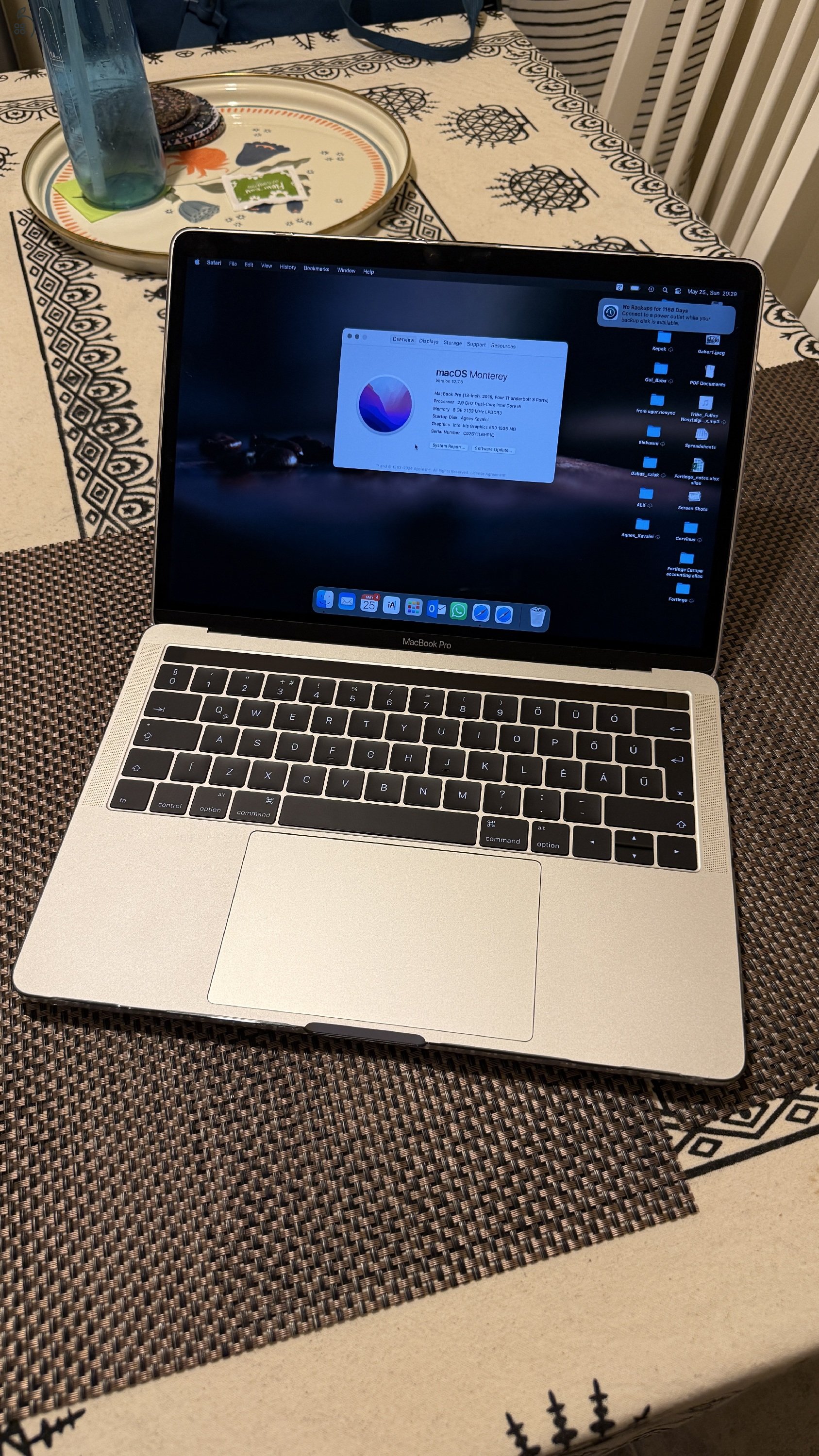 MacBook Pro 2016 Intel chip 13”