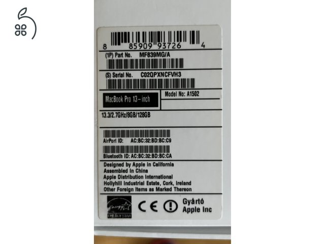 Macbook Pro 2015 Early 13