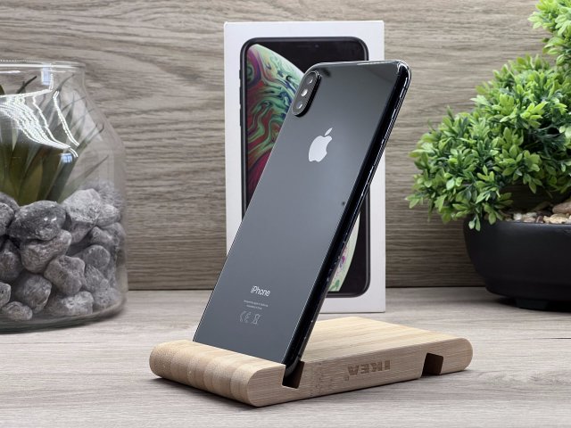 iPhone XS Max Space Gray 64GB 2 ÉV Garanciával Számlával Aksi 100%