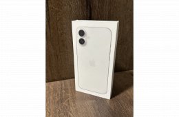 Vadonatúj iPhone 16 PLUS 128GB fehér KÁRTYAFÜGGETLEN! 
