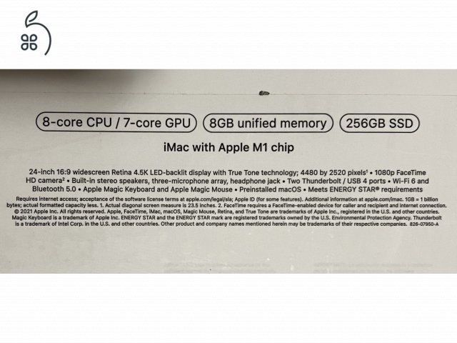 Újszerű Apple M1 iMac 24” USA Modell