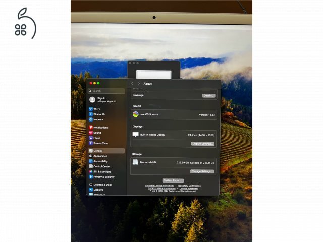 Újszerű Apple M1 iMac 24” USA Modell