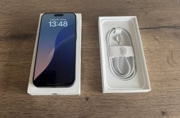 iPhone 16 Pro MAX 256 GB Black Titán - 0 CIKLUS - 100 százalékos Akku - APPLE GARANCIA 