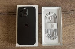 iPhone 16 Pro MAX 256 GB Black Titán - 0 CIKLUS - 100 százalékos Akku - APPLE GARANCIA 
