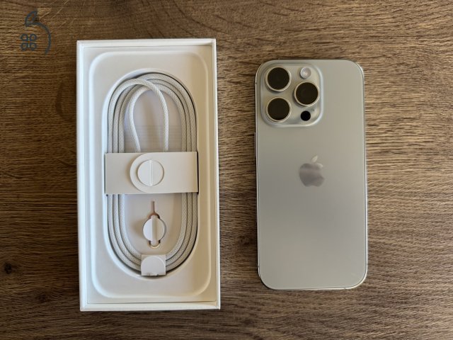 ÚJ ! iPhone 16 Pro 256 GB Natúr Titán - 0 Perces - KÁRTYAFÜGGETLEN - SZOLGÁLTATÓFÜGGETLEN!! 