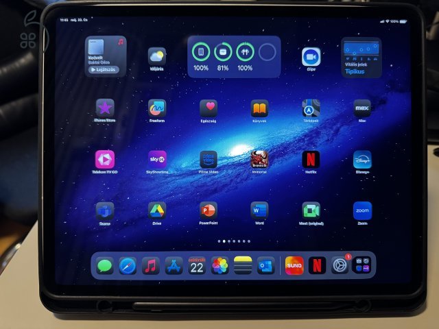 iPad Air 13” (Wi-Fi + Cellular) 128 GB + Pencil + tok – Garanciás!