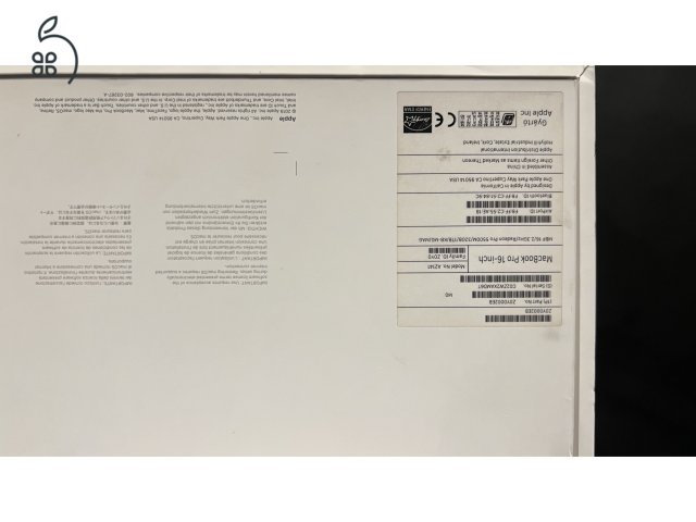 MacBook Pro 16” (2019) – i9 / 32 GB RAM / 8 GB GPU / ÚJ akksi!