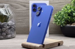 Hibátlan iPhone 16 Ultramarine 128GB 2 ÉV Garanciával Számlával Aksi 100%