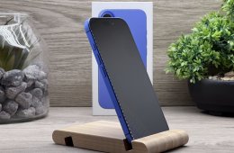 Hibátlan iPhone 16 Ultramarine 128GB 2 ÉV Garanciával Számlával Aksi 100%