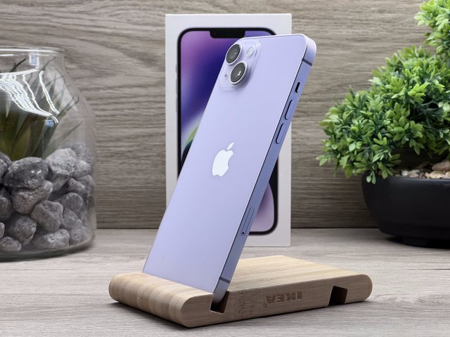 iPhone 14 Plus Purple 128GB 2 ÉV Garanciával Számlával Aksi 92%