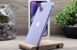 iPhone 14 Plus Purple 128GB 2 ÉV Garanciával Számlával Aksi 92%