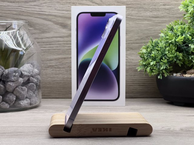 iPhone 14 Plus Purple 128GB 2 ÉV Garanciával Számlával Aksi 92%