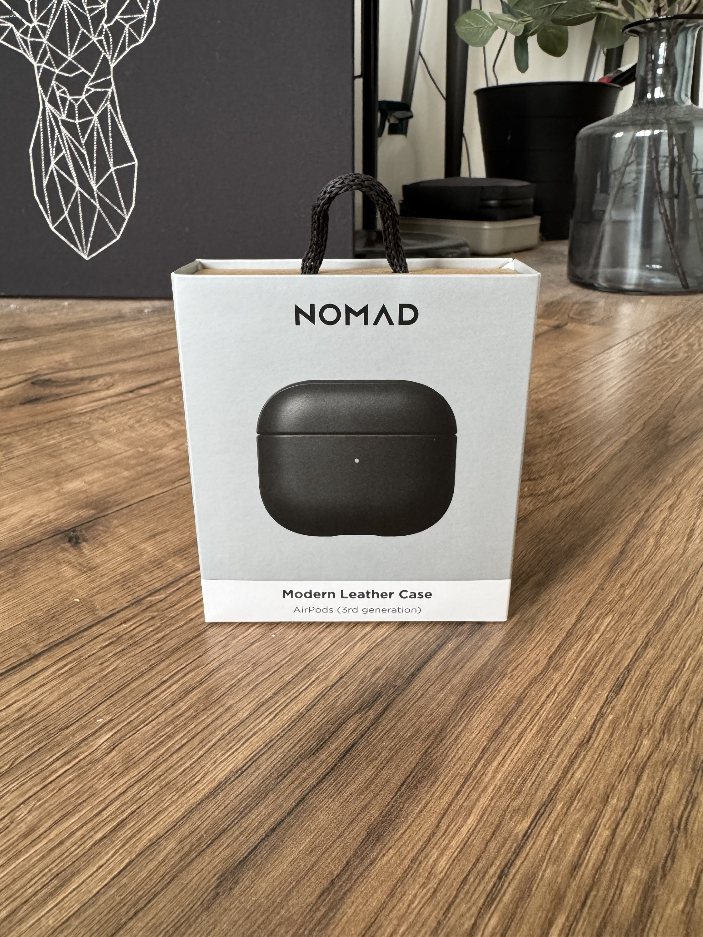 Nomad AirPods 3 fekete Horween bőr tok