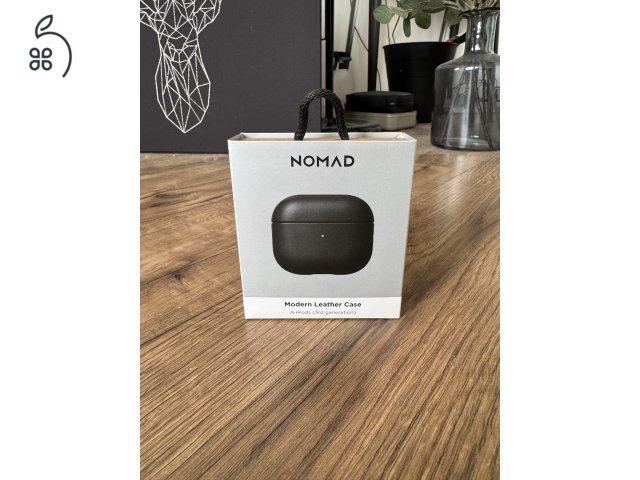 Nomad AirPods 3 fekete Horween bőr tok