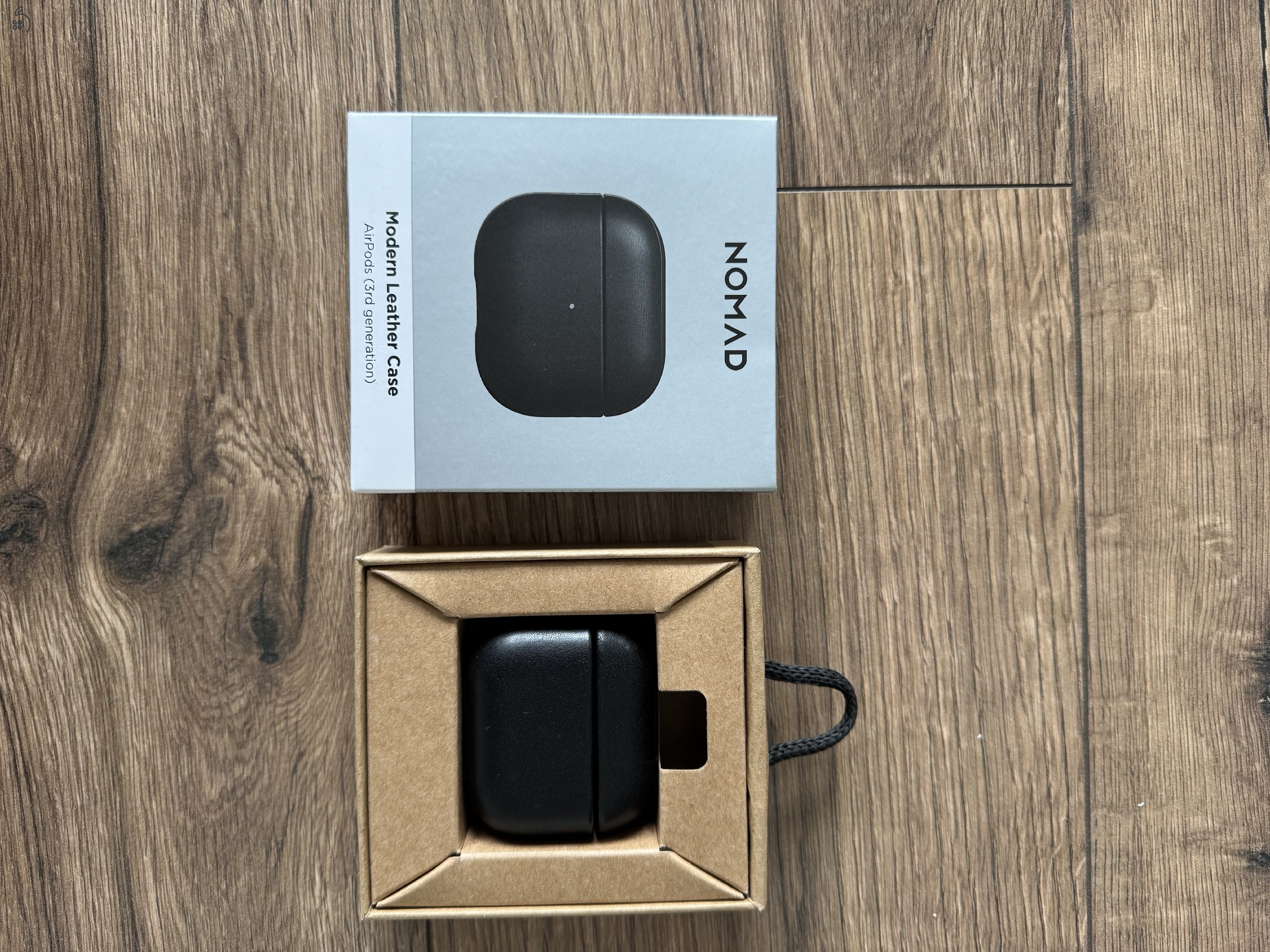 Nomad AirPods 3 fekete Horween bőr tok