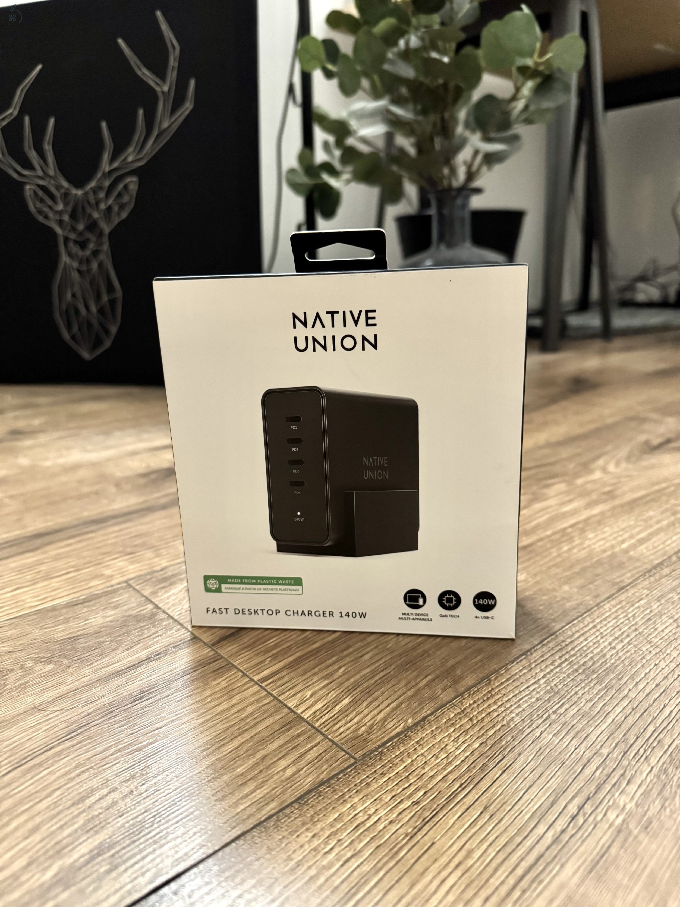 Native Union 140W GaN USB-C töltő állomás