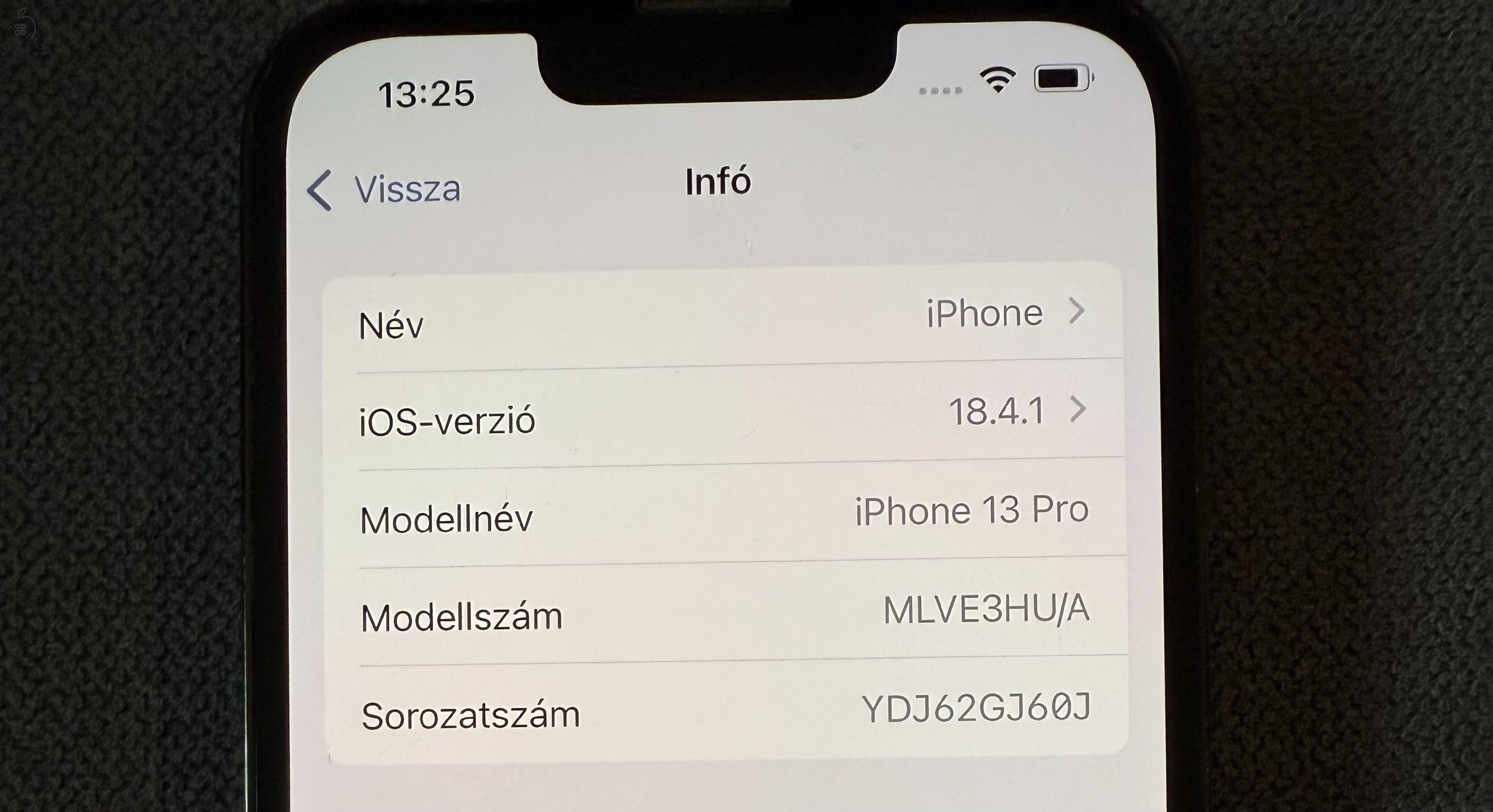 ELADÓ IPHONE 13 Pro, 256 GB