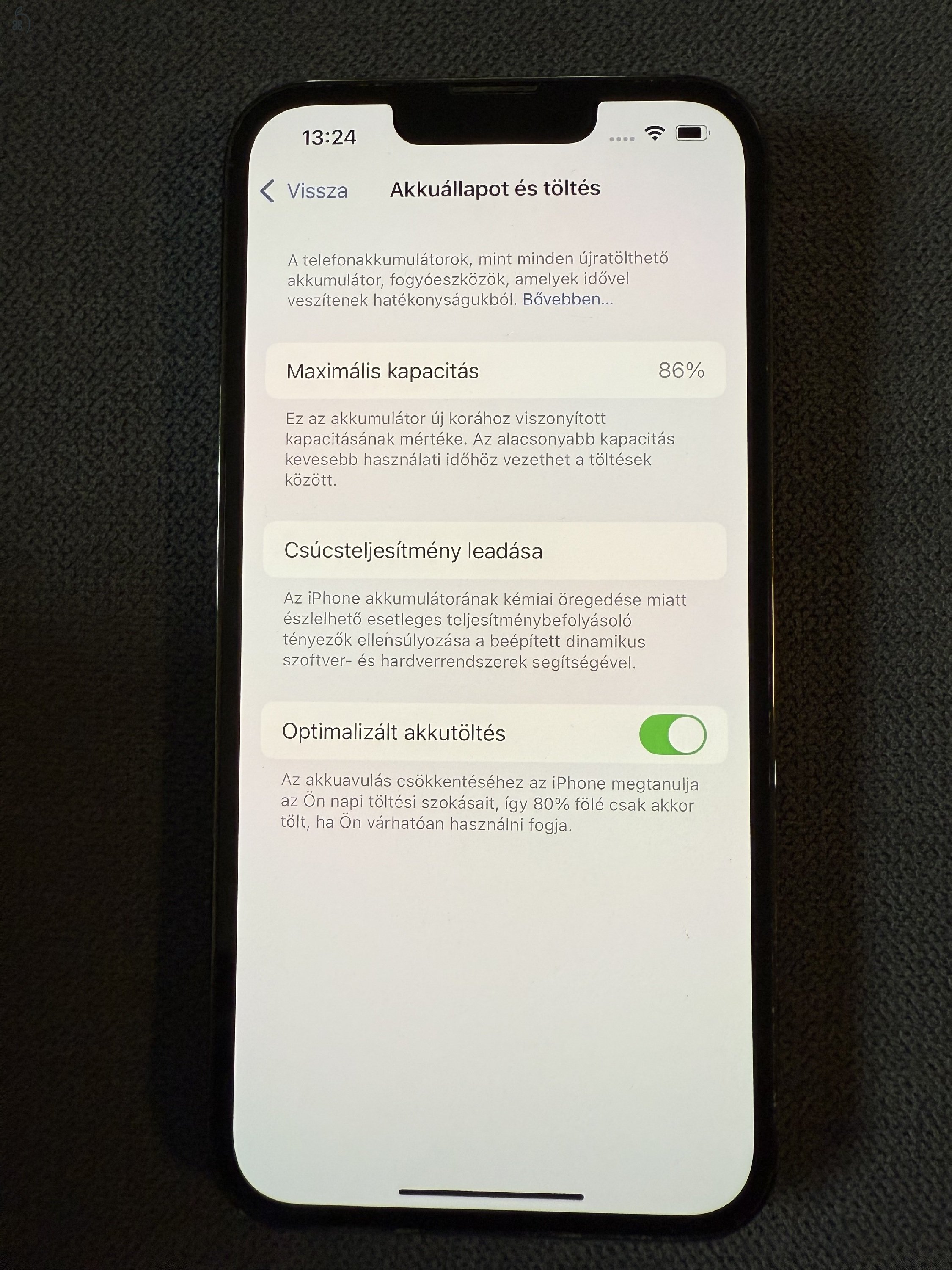 ELADÓ IPHONE 13 Pro, 256 GB